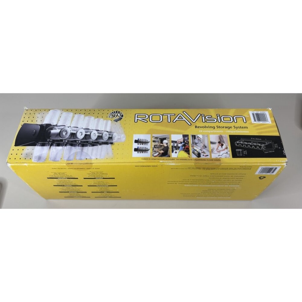 Rotavision 360° Revolving Storage System With 24 Compartments * Read Comment-New
